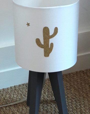 magasin luminaire lyon décoration intérieure chambre enfant lampe quadripode cactus doré 4