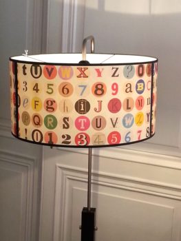 magasin-luminaire-lyon-suspension abat jour alphabet vintage chambre enfant 2