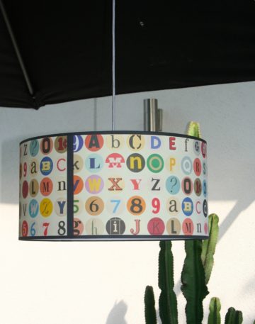 magasin luminaire lyon suspension alphabet vintage chambre enfant