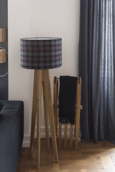 magasin luminaire lyon lampadaire motif ecossais decoration design