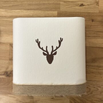 magasin luminaire lyon applique murale abat jour decoration chalet montagne flanelle angora cerf marron
