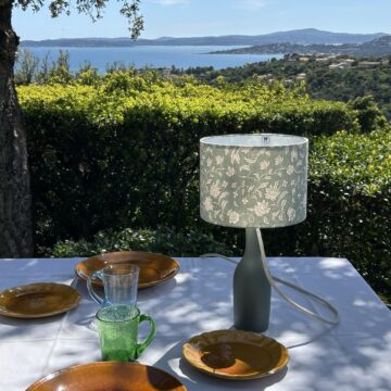 lampe ceramique celadon magasin luminaire lyon abat jour