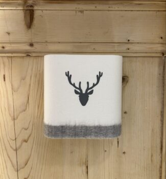 magasin luminaire lyon applique murale cerf angora decoration interieur chalet montagne gris
